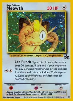 Meowth 10 Wizards Black Star Promos