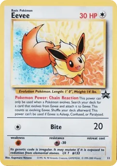 Eevee 11 Jr Stamp Rally Wizards Black Star Promos
