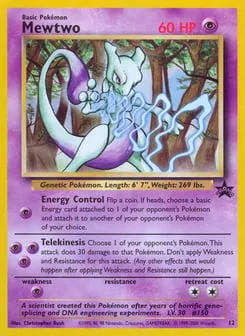 Mewtwo 12 Wizards Black Star Promos