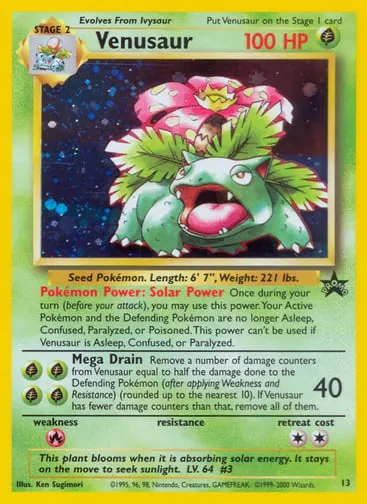 Venusaur 13 Wizards Black Star Promos