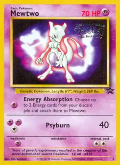 Mewtwo 3 Wizards Black Star Promos