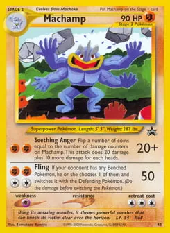 Machamp 43 Wizards Black Star Promos