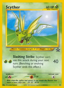 Scyther 45 Wizards Black Star Promos