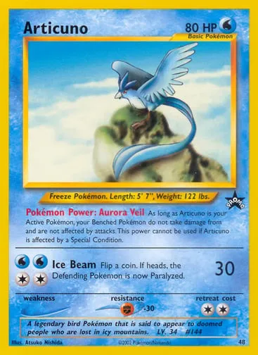 Articuno 48 Wizards Black Star Promos