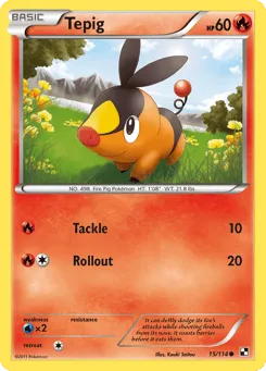 Tepig 15/114 Black & White