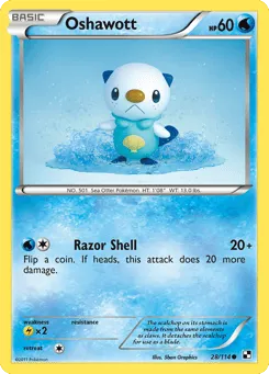 Oshawott 28/114 Black & White