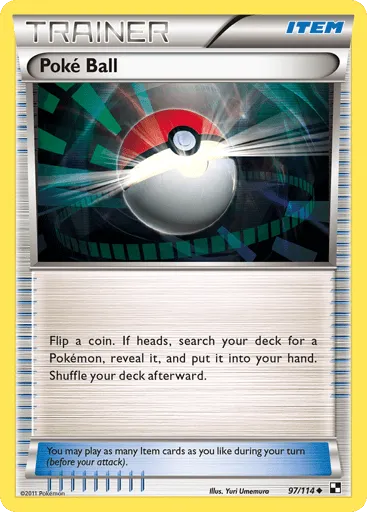 Poké Ball 97/114 Black & White