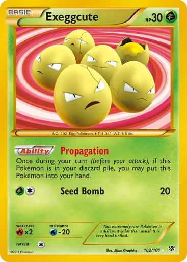 Exeggcute 102/101 Plasma Blast