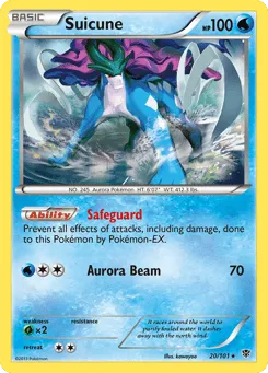 Suicune 20/101 Plasma Blast