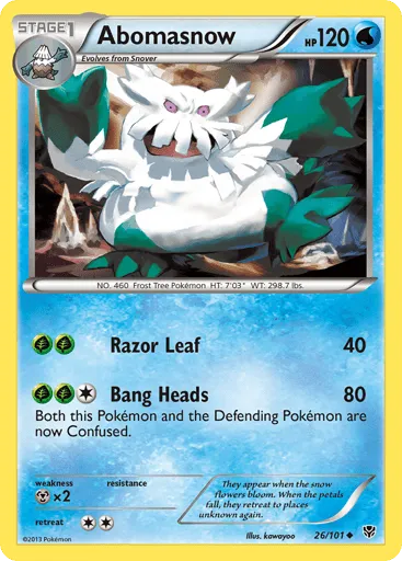 Abomasnow 26/101 Plasma Blast