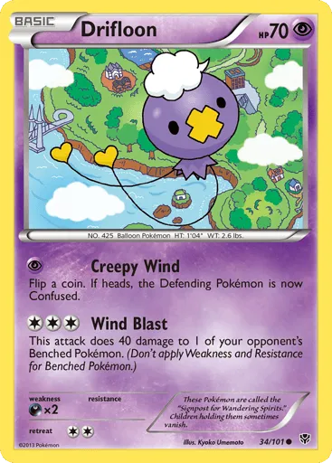 Drifloon 34/101 Plasma Blast