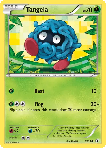 Tangela 1/113 Legendary Treasures
