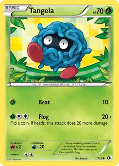 Tangela 1/113 Legendary Treasures