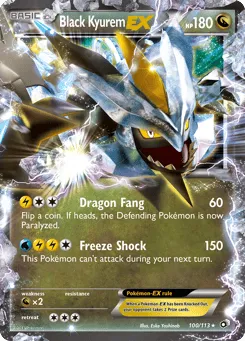 Black Kyurem-EX 100/113 Legendary Treasures