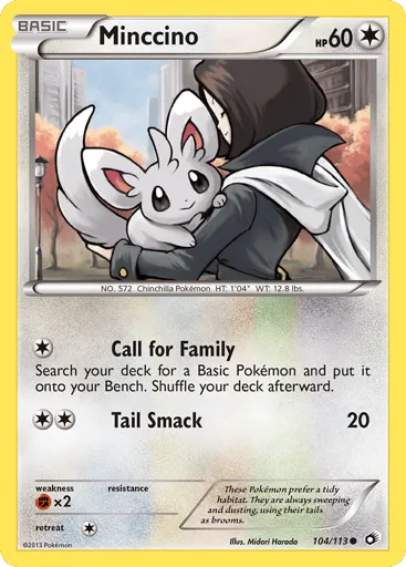 Minccino 104/113 Legendary Treasures
