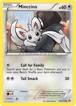 Minccino 104/113 Legendary Treasures