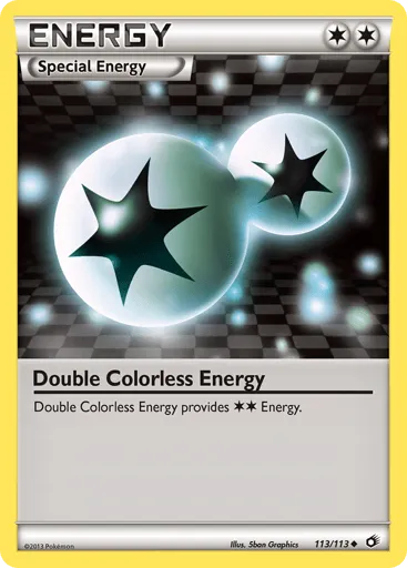 Double Colorless Energy 113/113 Legendary Treasures