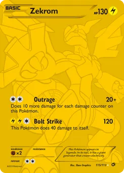 Zekrom 115/113 Legendary Treasures