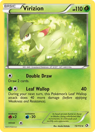 Virizion 15 Legendary Treasures