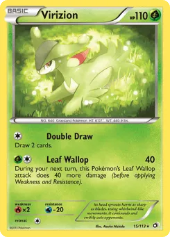 Virizion 15 Legendary Treasures