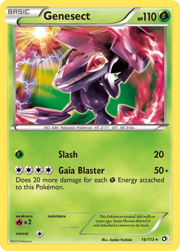 Genesect 16/113 Legendary Treasures