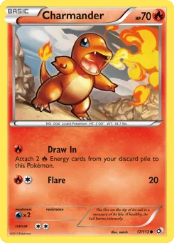 Charmander 17/113 Legendary Treasures
