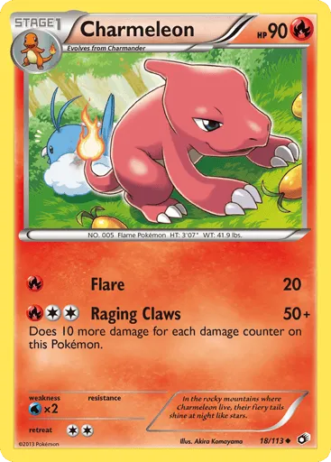 Charmeleon 18/113 Legendary Treasures