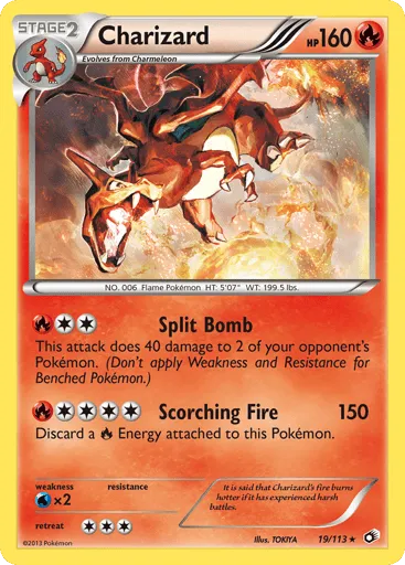 Charizard 19/113 Legendary Treasures