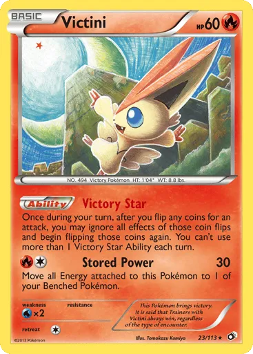 Victini 23/113 Legendary Treasures