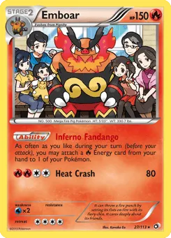 Emboar 27/113 Legendary Treasures