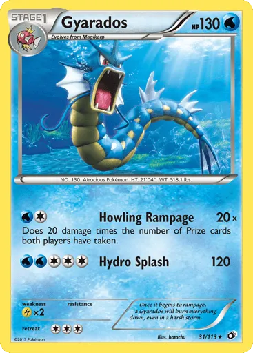 Gyarados 31/113 Legendary Treasures
