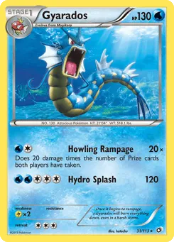 Gyarados 31/113 Legendary Treasures