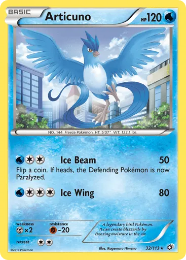 Articuno 32/113 Legendary Treasures