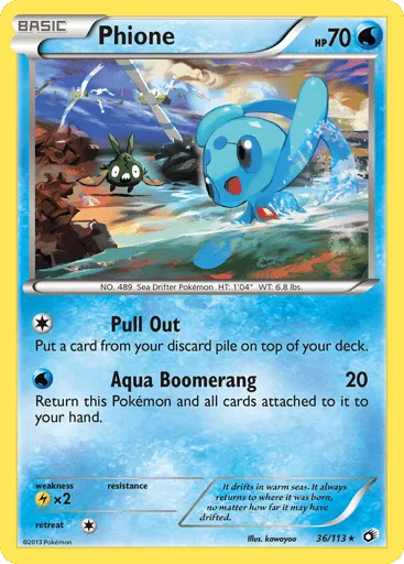 Phione 36/113 Legendary Treasures