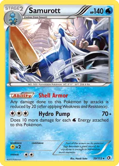 Samurott 39/113 Legendary Treasures