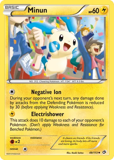 Minun 48/113 Legendary Treasures