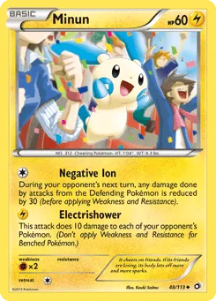 Minun 48/113 Legendary Treasures