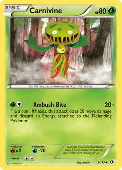 Carnivine 5/113 Legendary Treasures