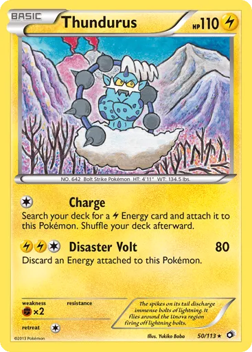 Thundurus 50/113 Legendary Treasures