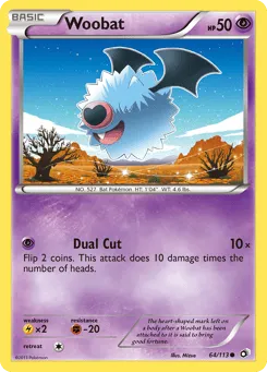 Woobat 64/113 Legendary Treasures