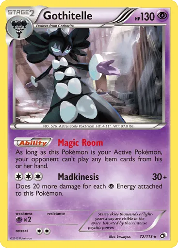 Gothitelle 72/113 Legendary Treasures
