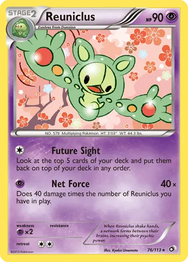 Reuniclus 76/113 Legendary Treasures