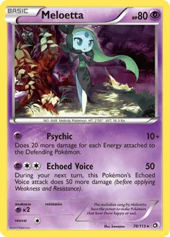 Meloetta 78/113 Legendary Treasures