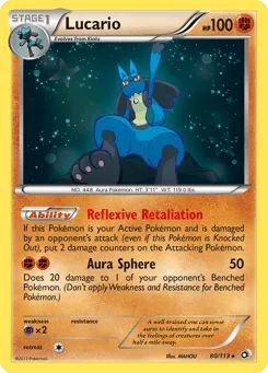 Lucario 80/113 Legendary Treasures