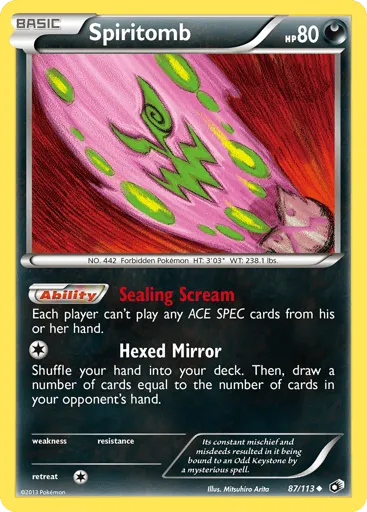 Spiritomb 87/113 Legendary Treasures