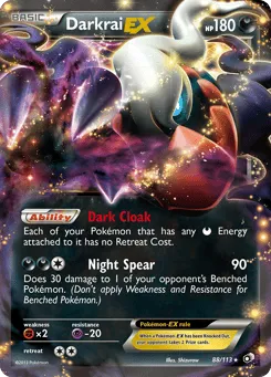 Darkrai-EX 88/113 Legendary Treasures