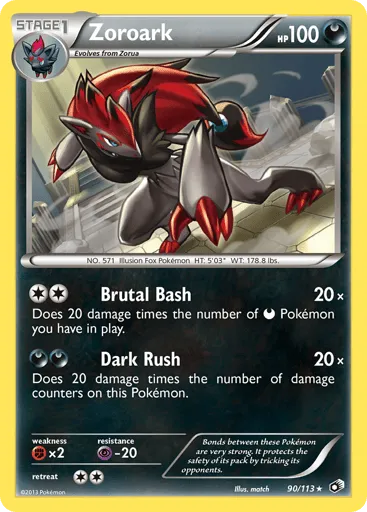 Zoroark 90/113 Legendary Treasures