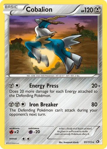 Cobalion 91/113 Legendary Treasures