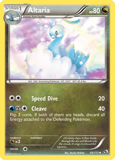 Altaria 92/113 Legendary Treasures