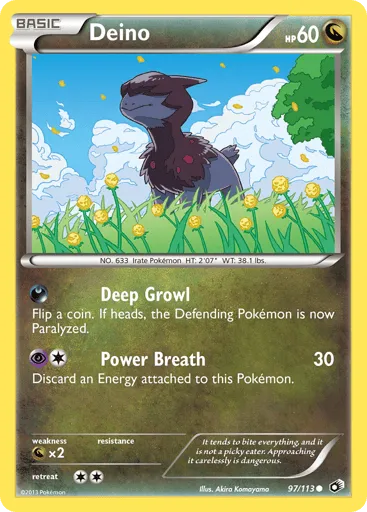 Deino 97/113 Legendary Treasures